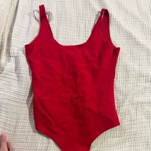 Brand New With Tags Red Bodysuit